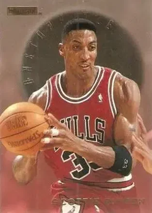 1995-96 SkyBox E-XL #3 Unstoppable Scottie Pippen