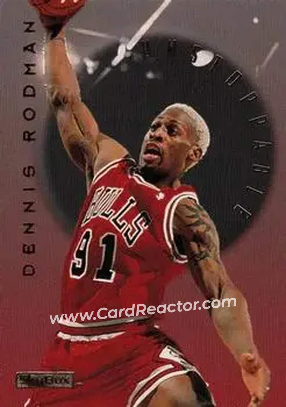 Front of Dennis Rodman