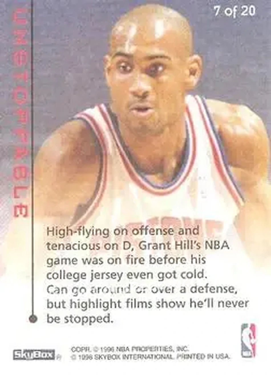 Back of Grant Hill