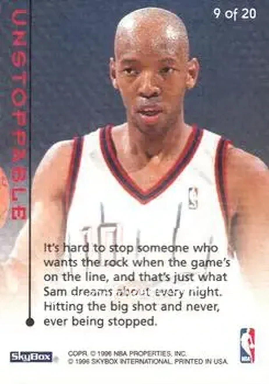 Back of Sam Cassell