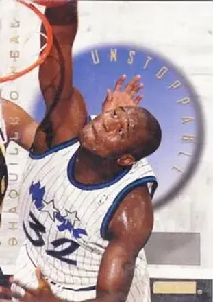 1995-96 SkyBox E-XL #12 Unstoppable Shaquille O'Neal
