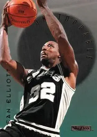 1995-96 SkyBox E-XL #15 Unstoppable Sean Elliott