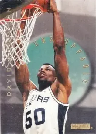 1995-96 SkyBox E-XL #16 Unstoppable David Robinson
