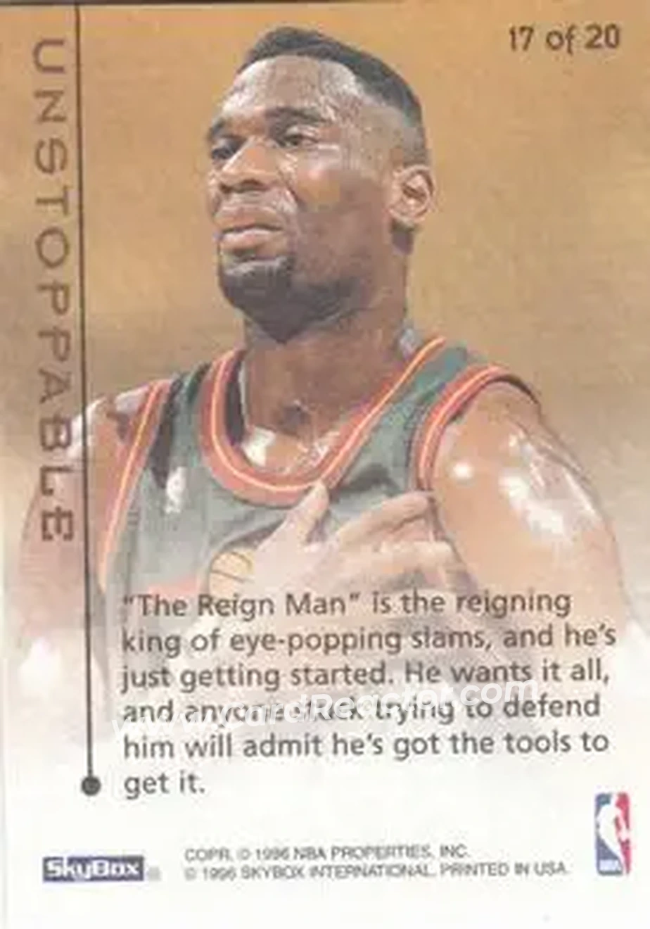 Back of Shawn Kemp