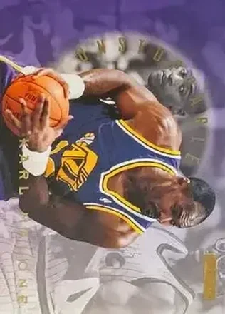 1995-96 SkyBox E-XL #18 Unstoppable Karl Malone