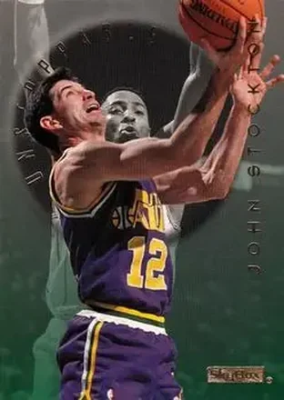 1995-96 SkyBox E-XL #19 Unstoppable John Stockton