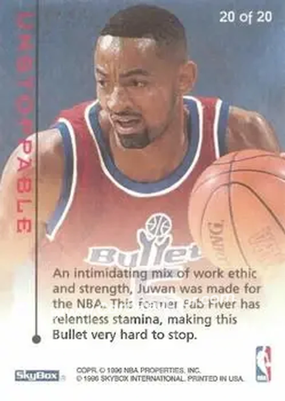 Back of Juwan Howard