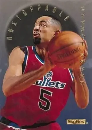 1995-96 SkyBox E-XL #20 Unstoppable Juwan Howard