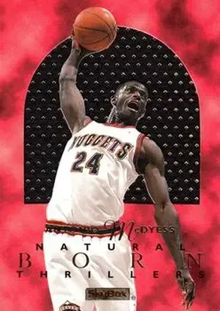 1995-96 SkyBox E-XL #2 Natural Born Thrillers Antonio McDyess