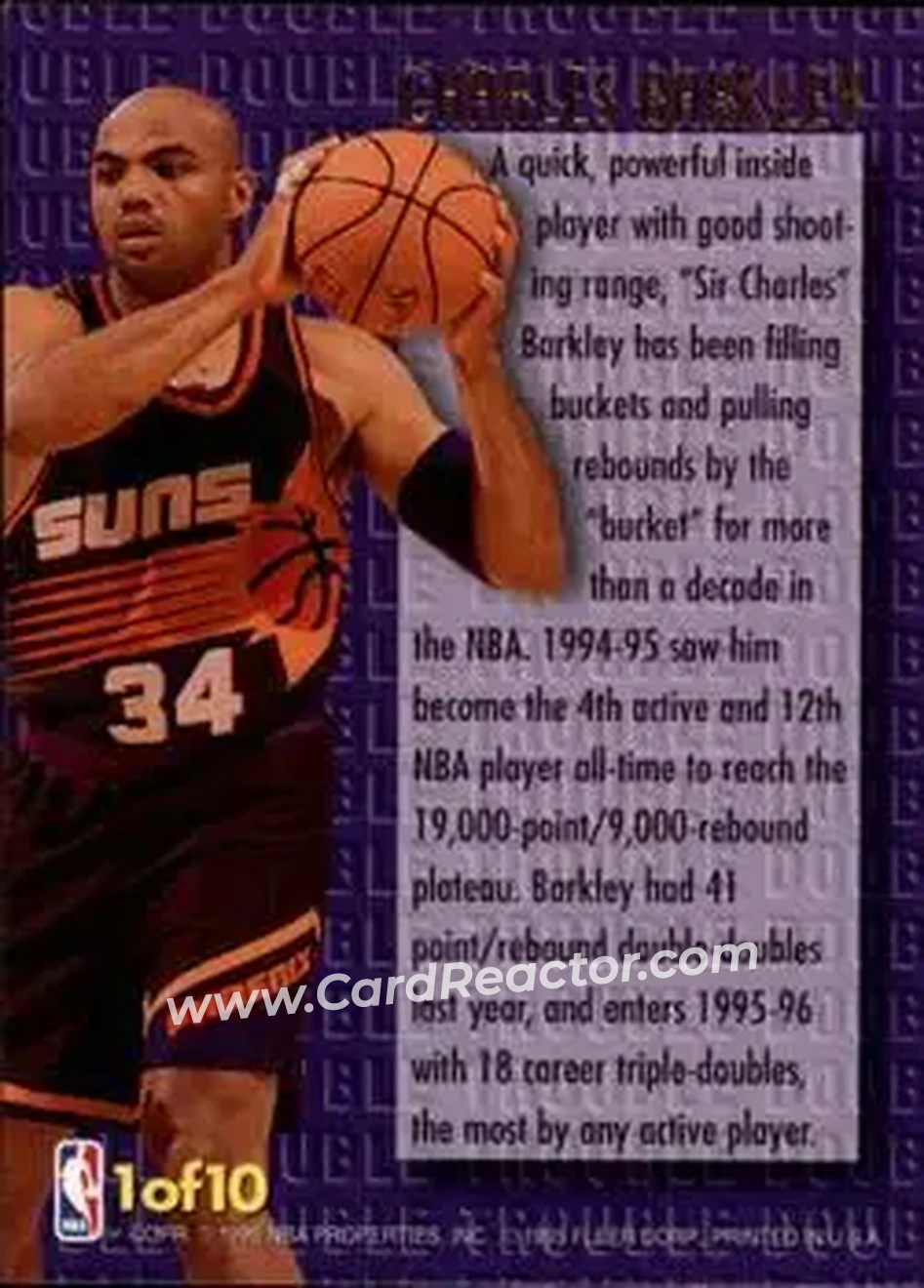 Back of Charles Barkley
