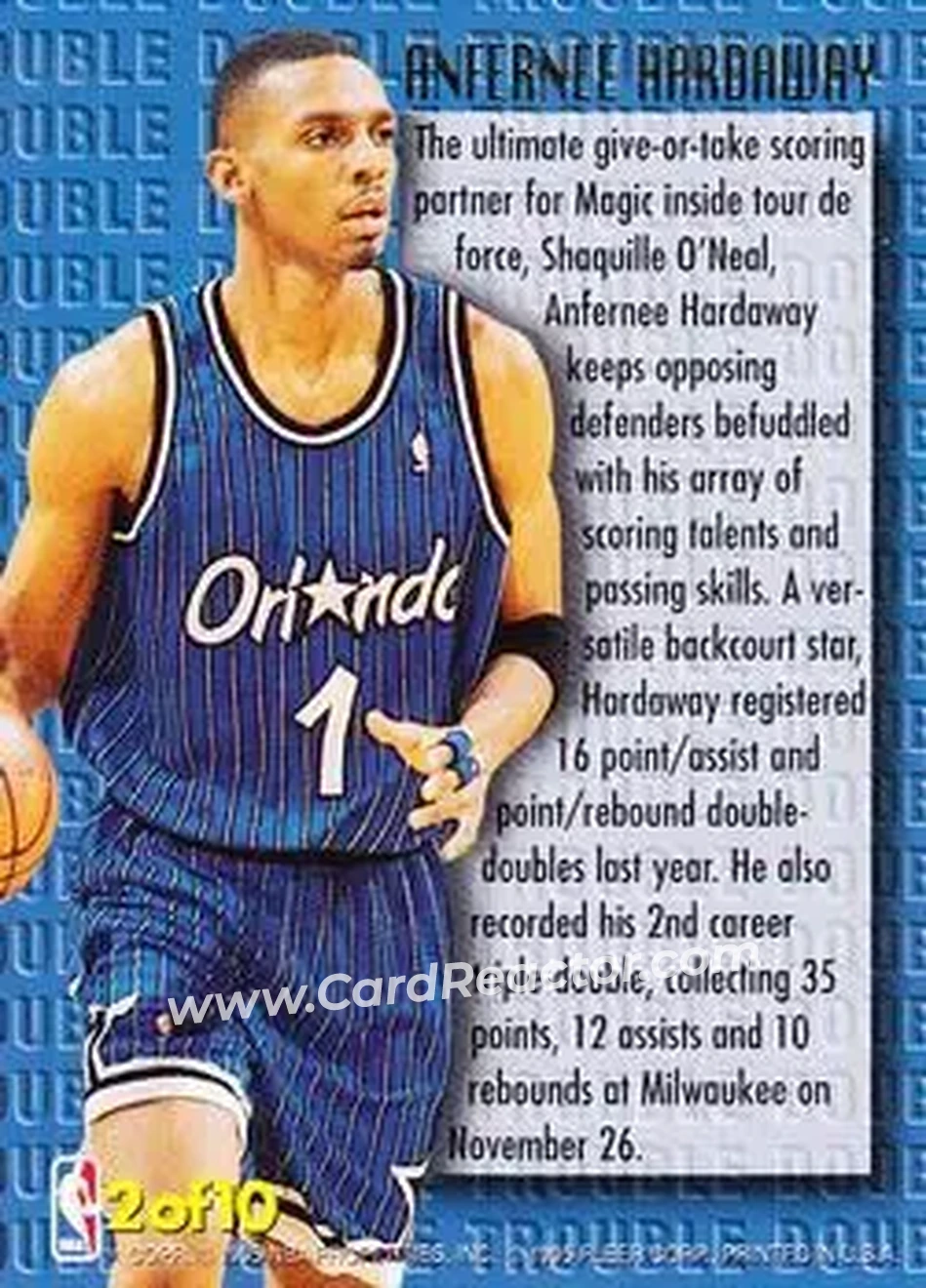 Back of Anfernee Hardaway