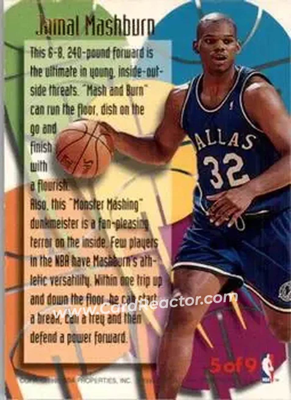 Back of Jamal Mashburn