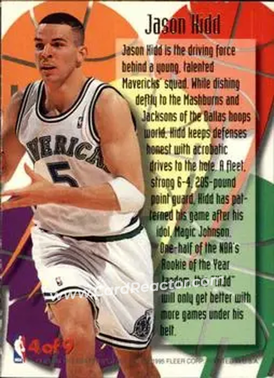Back of Jason Kidd