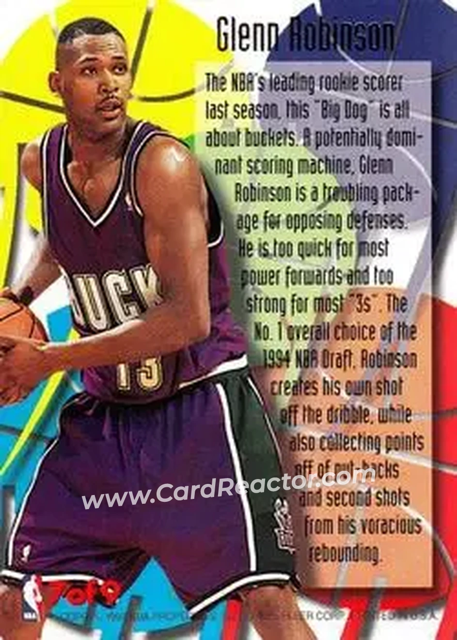 Back of Glenn Robinson