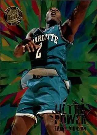 1995-96 Ultra #3 Ultra Power Gold Medallion Larry Johnson