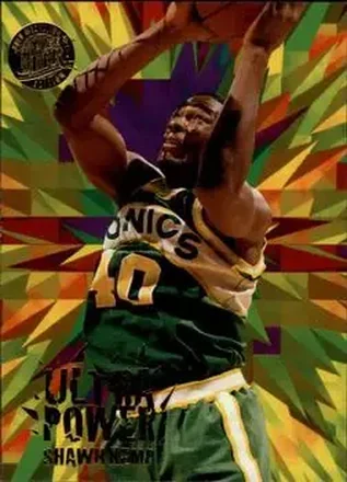 1995-96 Ultra #4 Ultra Power Gold Medallion Shawn Kemp