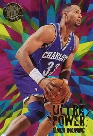 1995-96 Ultra #6 Ultra Power Gold Medallion Alonzo Mourning