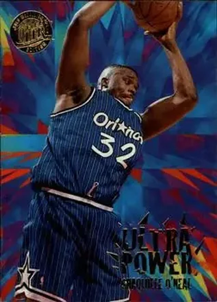 1995-96 Ultra #9 Ultra Power Gold Medallion Shaquille O'Neal