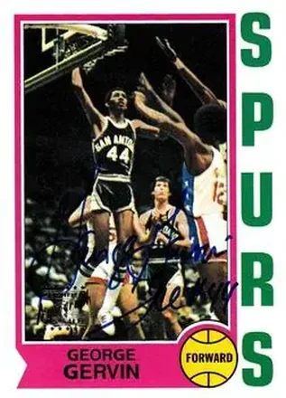 1996-97 Topps Stars #18 Reprint Autographs George Gervin