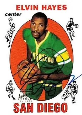 1996-97 Topps Stars #21 Reprint Autographs Elvin Hayes