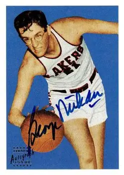 1996-97 Topps Stars - Reprint Autographs #30 - George Mikan - Minneapolis Lakers - Front