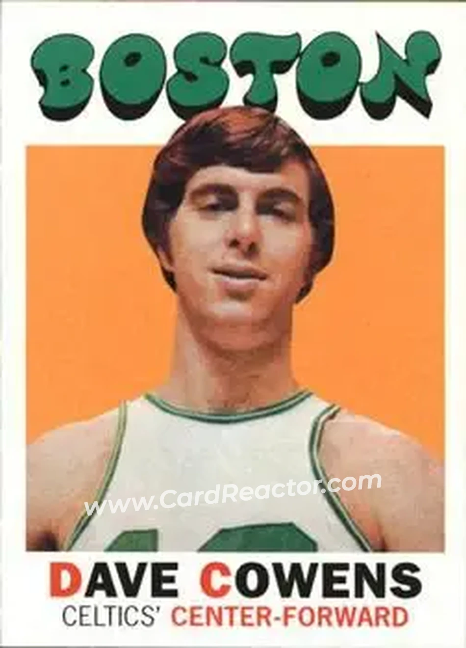 Front of Dave Cowens