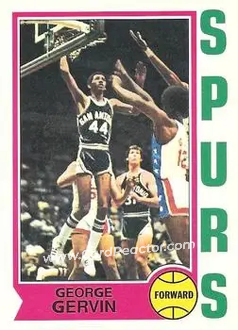 Front of George Gervin