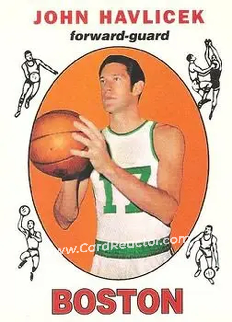 Front of John Havlicek