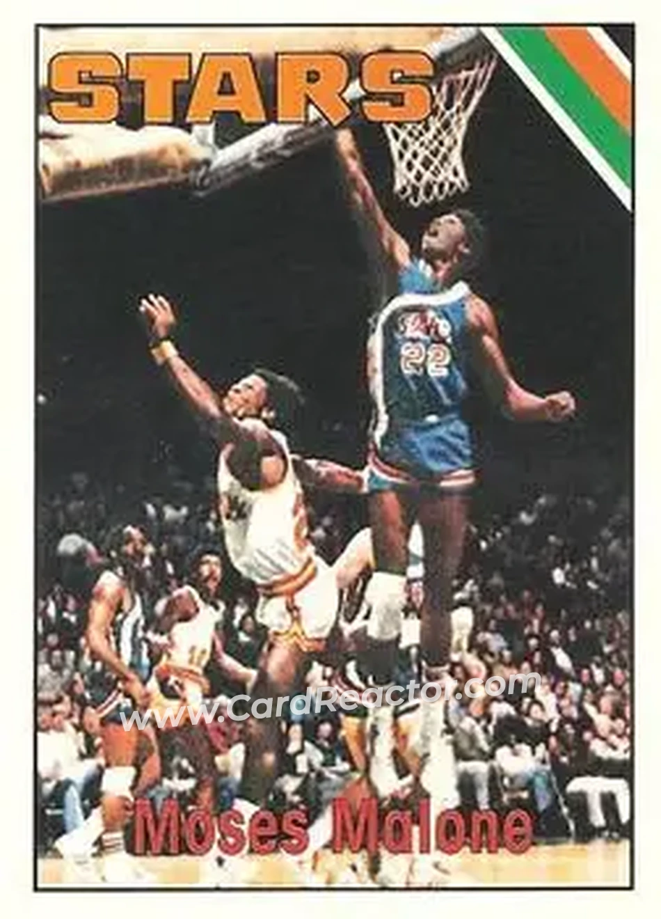 Front of Moses Malone