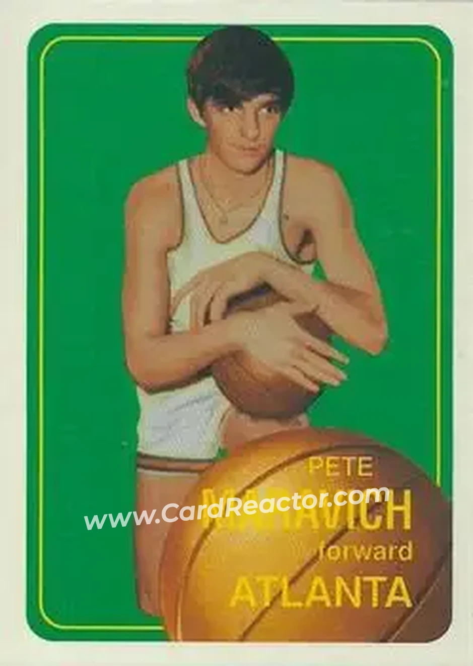 Front of Pete Maravich
