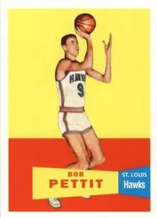 1996-97 Topps Stars #35 Reprints Bob Pettit