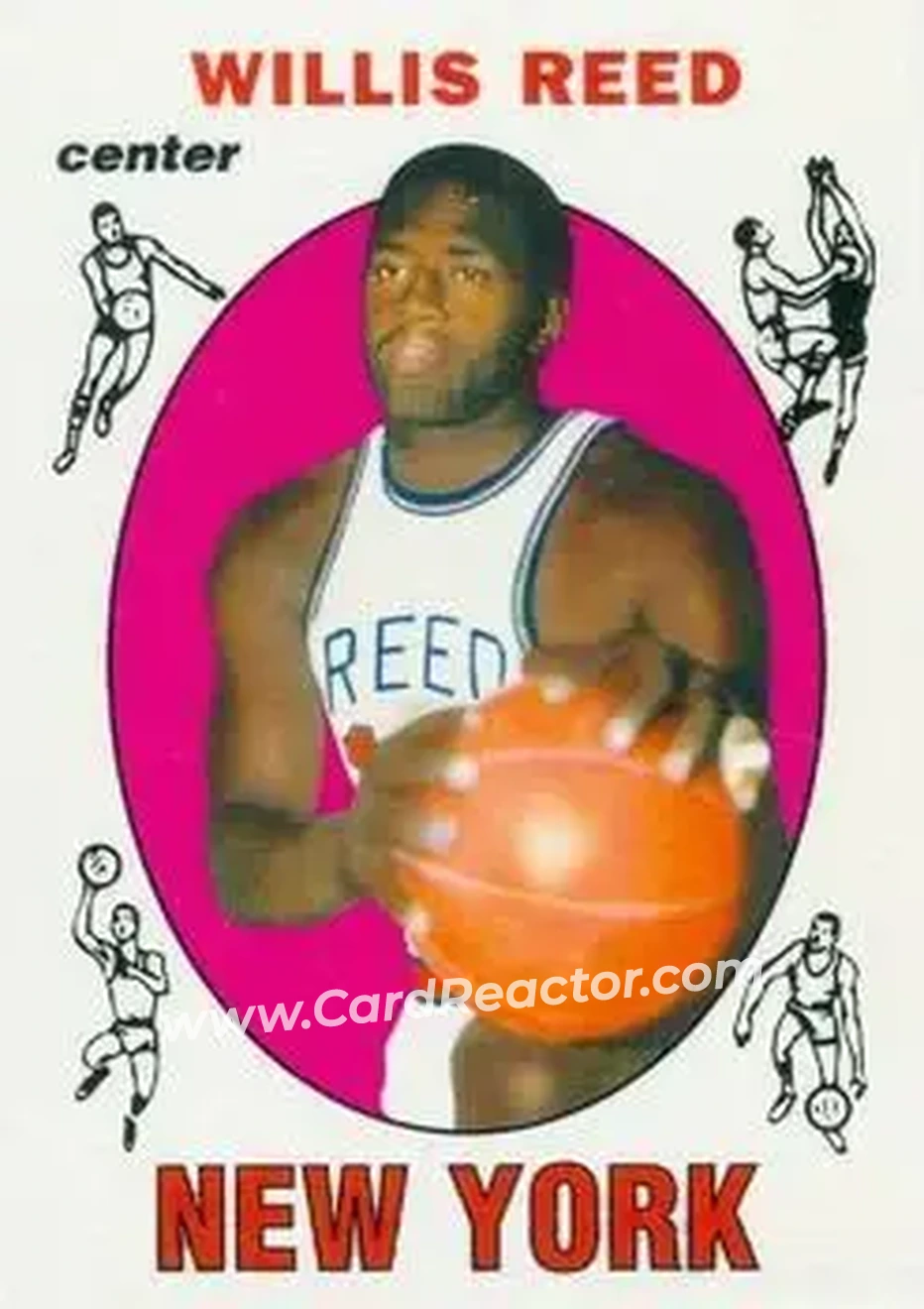 Front of Willis Reed