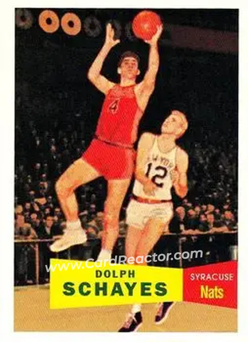 Front of Dolph Schayes