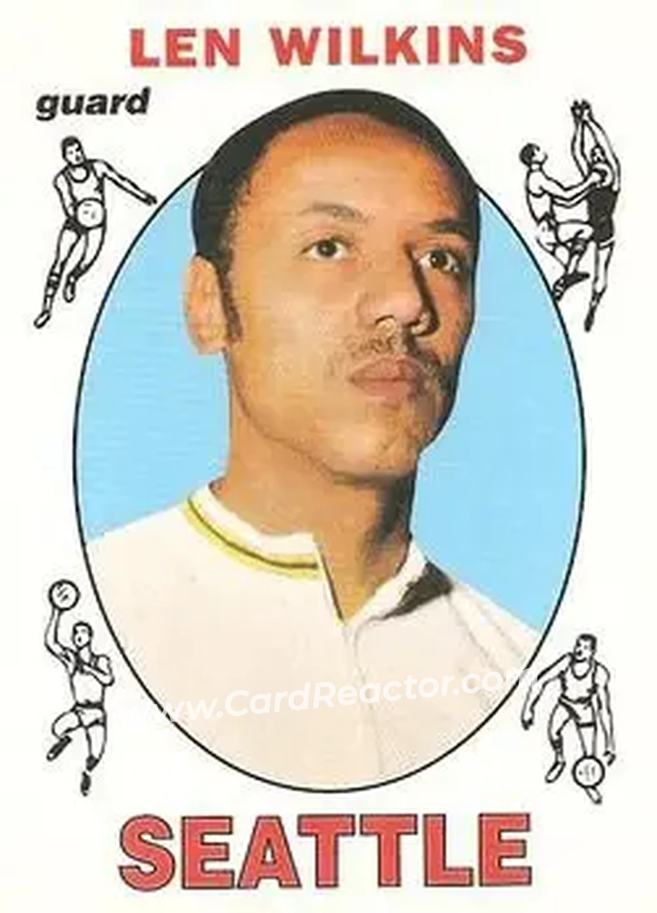 Front of Lenny Wilkens
