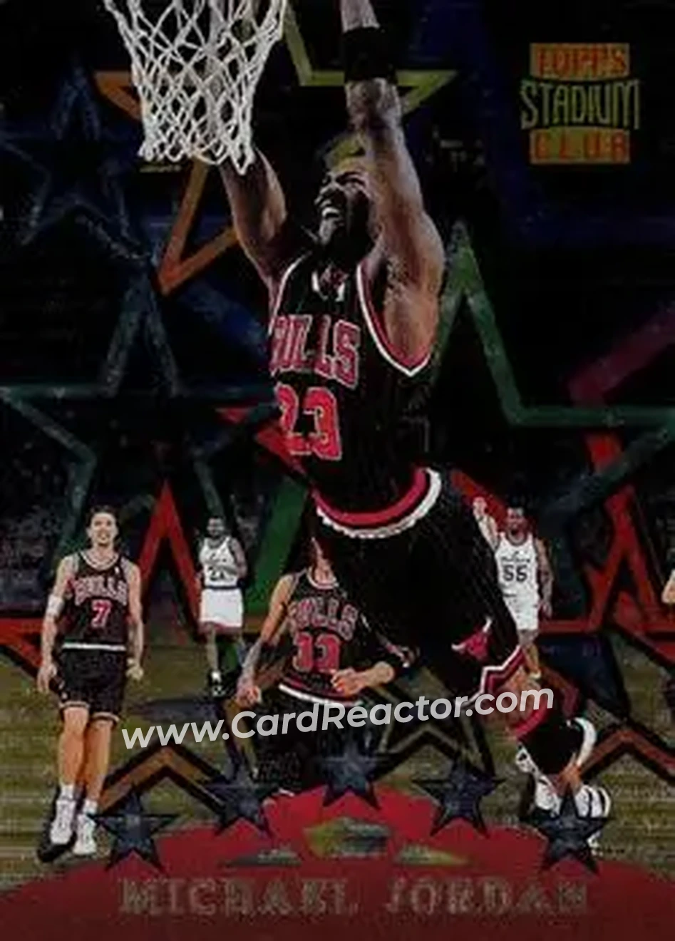 Front of Michael Jordan