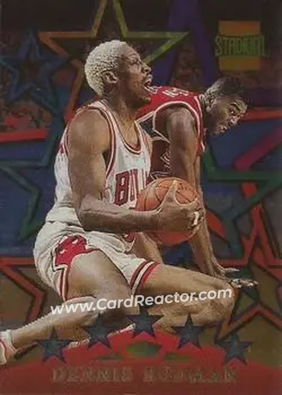 Front of Dennis Rodman