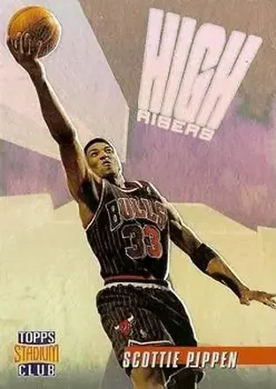 1996-97 Stadium Club #HR1 High Risers Member's Only Scottie Pippen