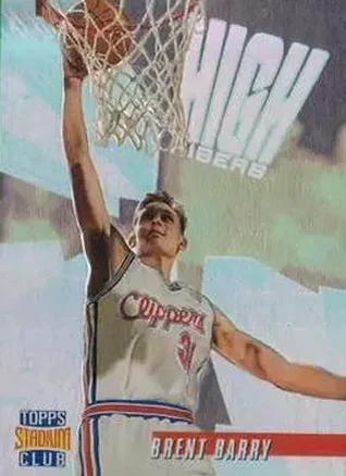 1996-97 Stadium Club #HR4 High Risers Member's Only Brent Barry