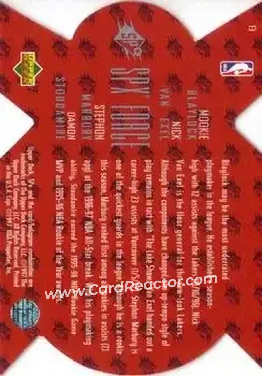 Back of Card #F3