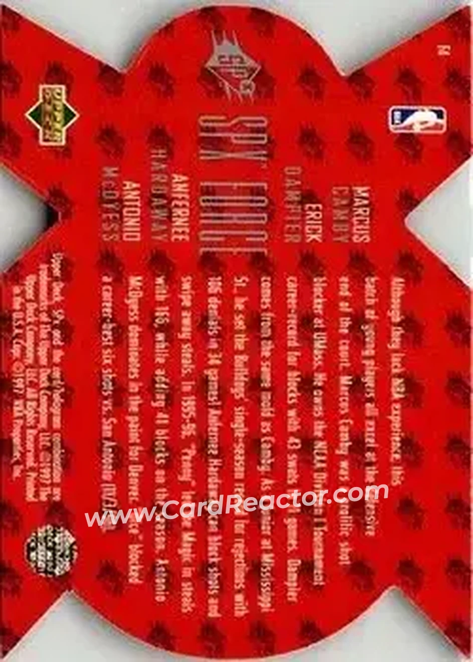 Back of Card #F4