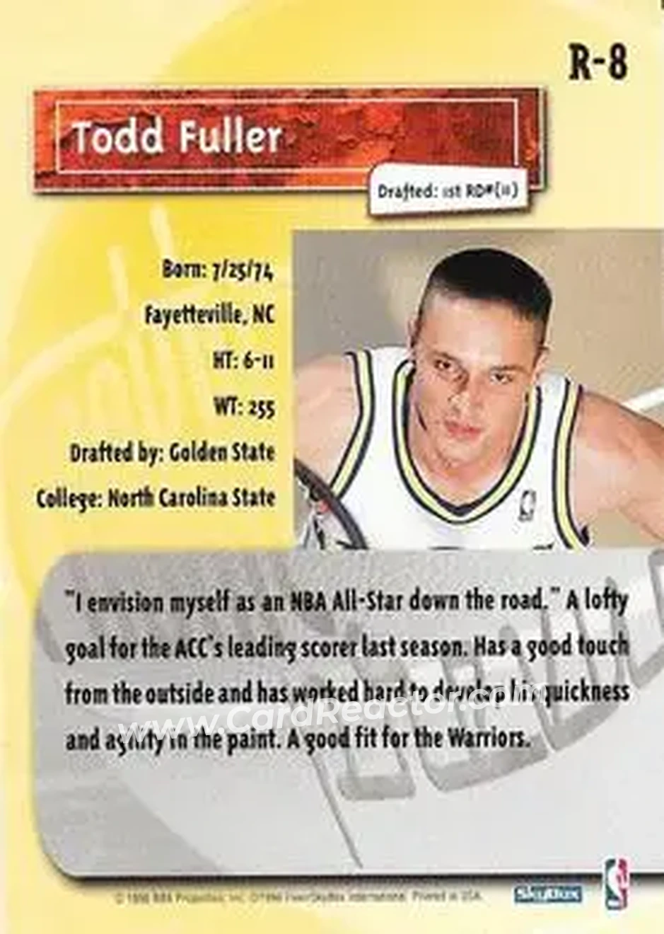 Back of Todd Fuller