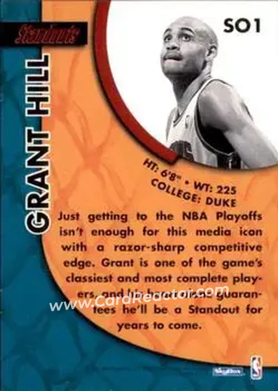 Back of Grant Hill