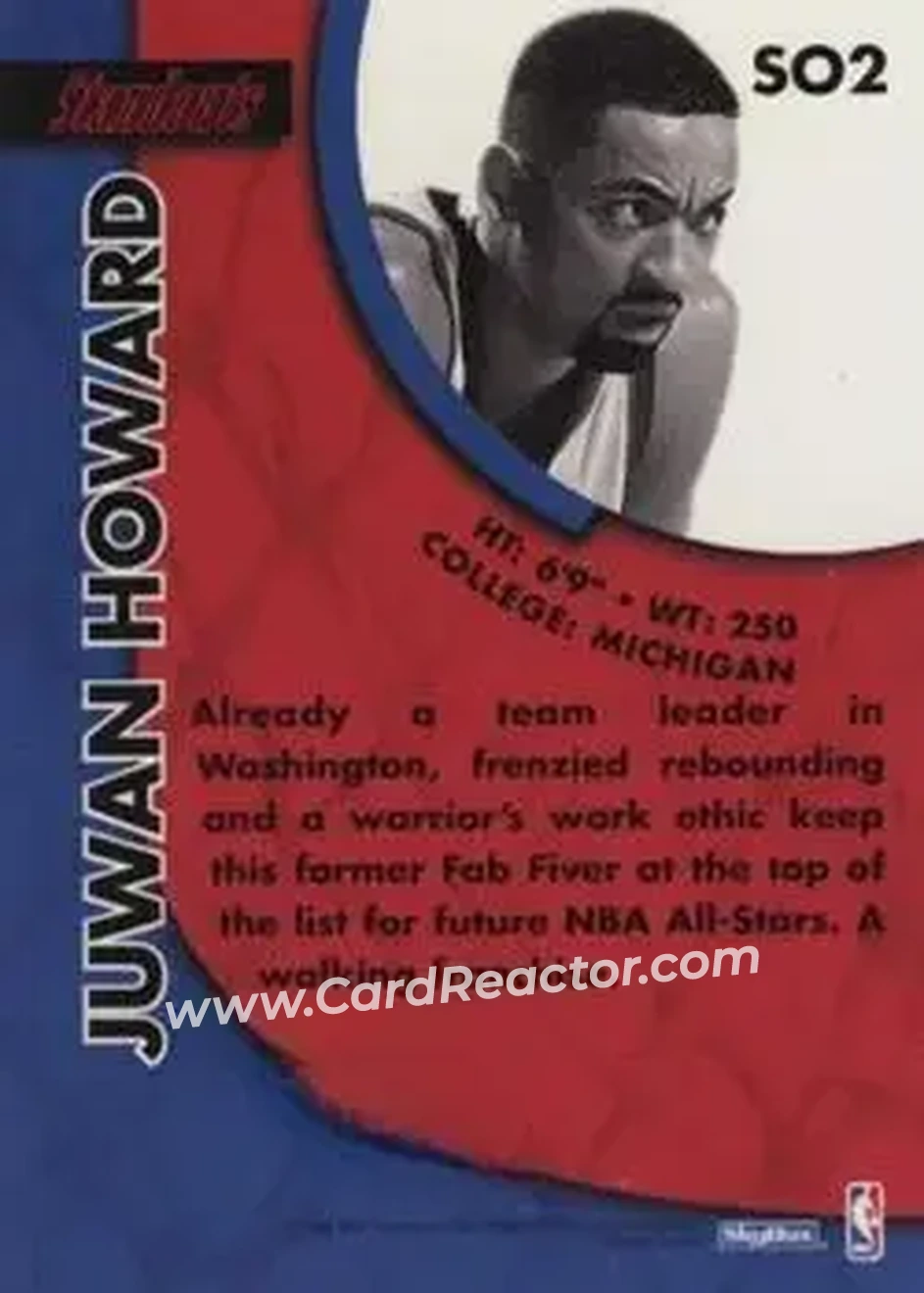 Back of Juwan Howard