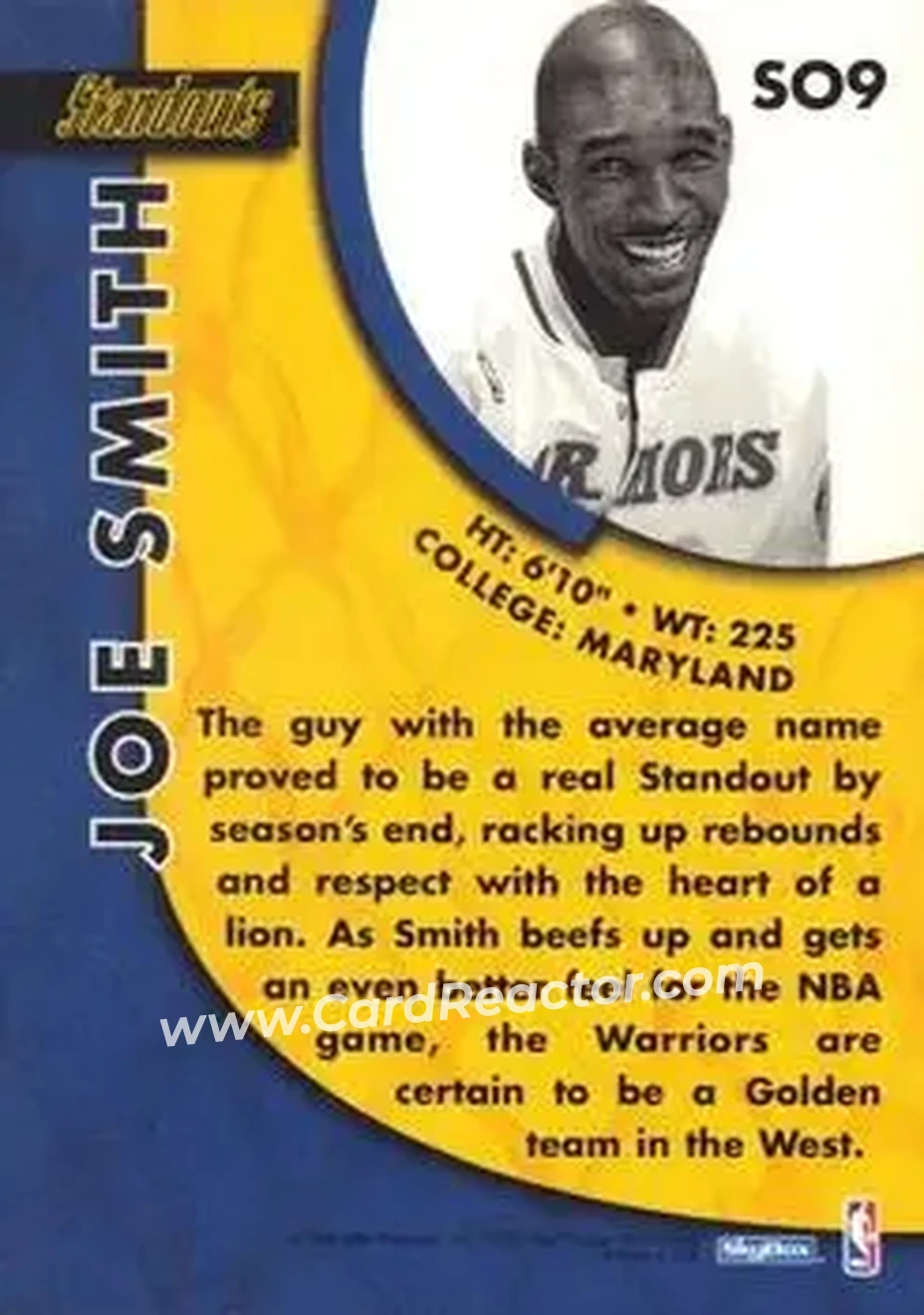 Back of Joe Smith