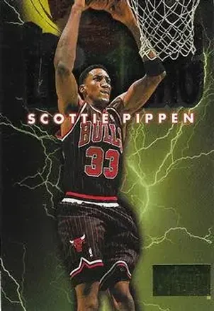1996-97 SkyBox Premium #1 Thunder and Lightning Scottie Pippen