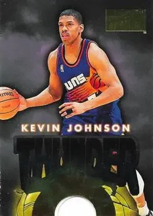 1996-97 SkyBox Premium #2 Thunder and Lightning Kevin Johnson