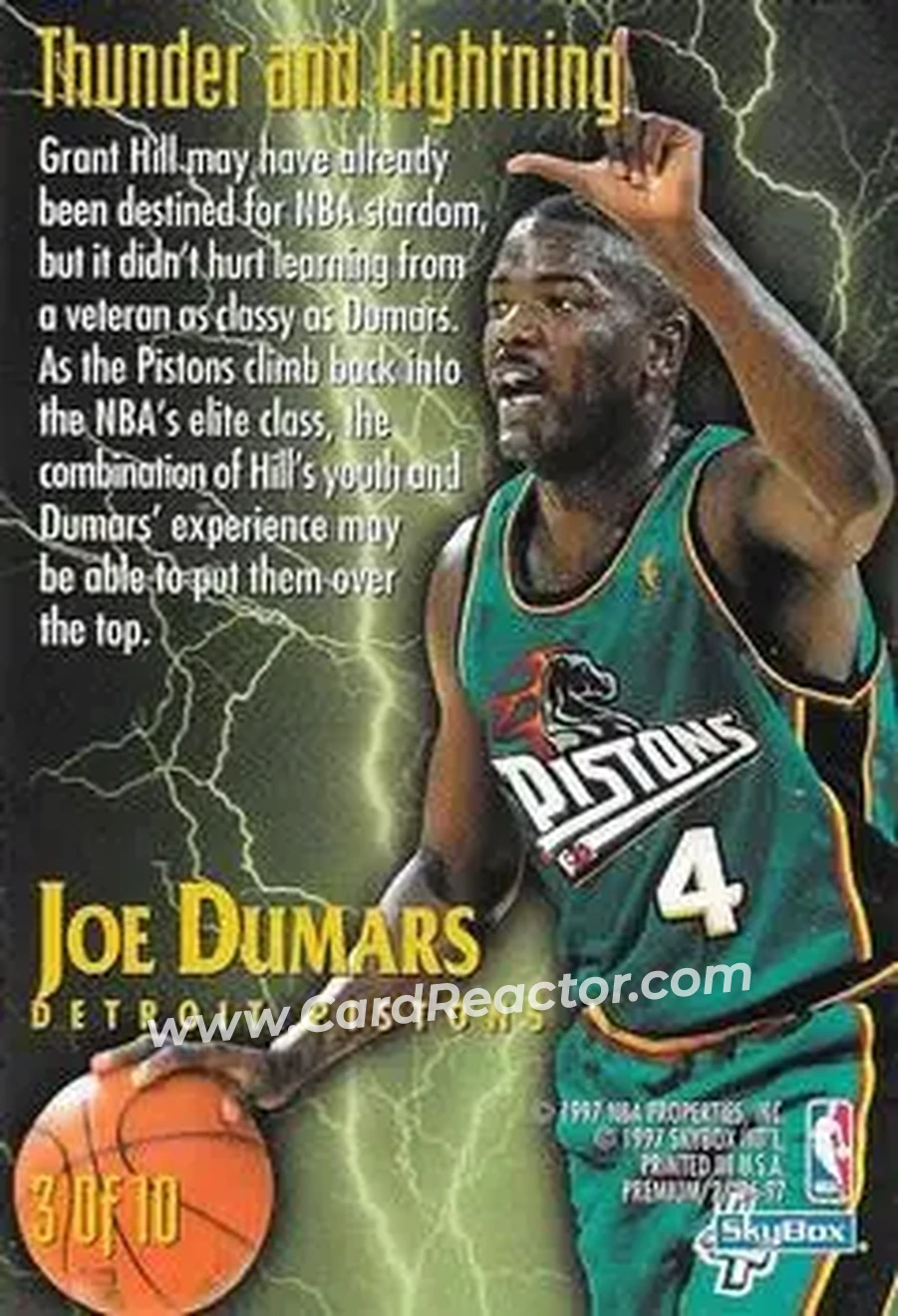 Back of Joe Dumars