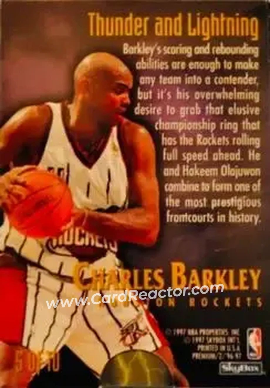 Back of Charles Barkley