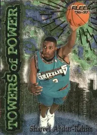 1996-97 Fleer #1 Towers of Power Shareef Abdur-Rahim
