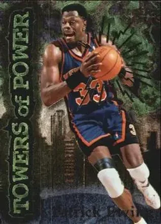 1996-97 Fleer #3 Towers of Power Patrick Ewing